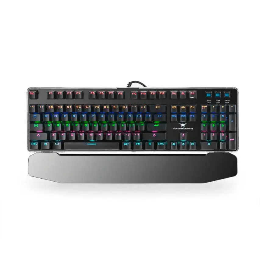 

Adroit 2016 New Professional 104 Keys USB Wired Mechanical Gaming Keyboard Multimedia Multifunction Teclado 11S61006
