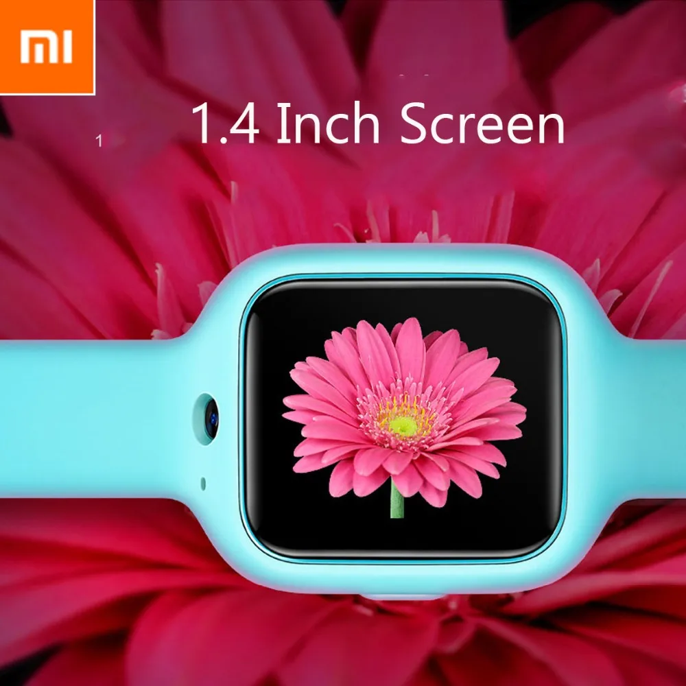 Original 1.4Inch 4G Xiaomi Kid Watch Sim GPS with Camera Tracker Phone Call Mobile IPX7 Watch With 1G Storage Camera Smart Watch