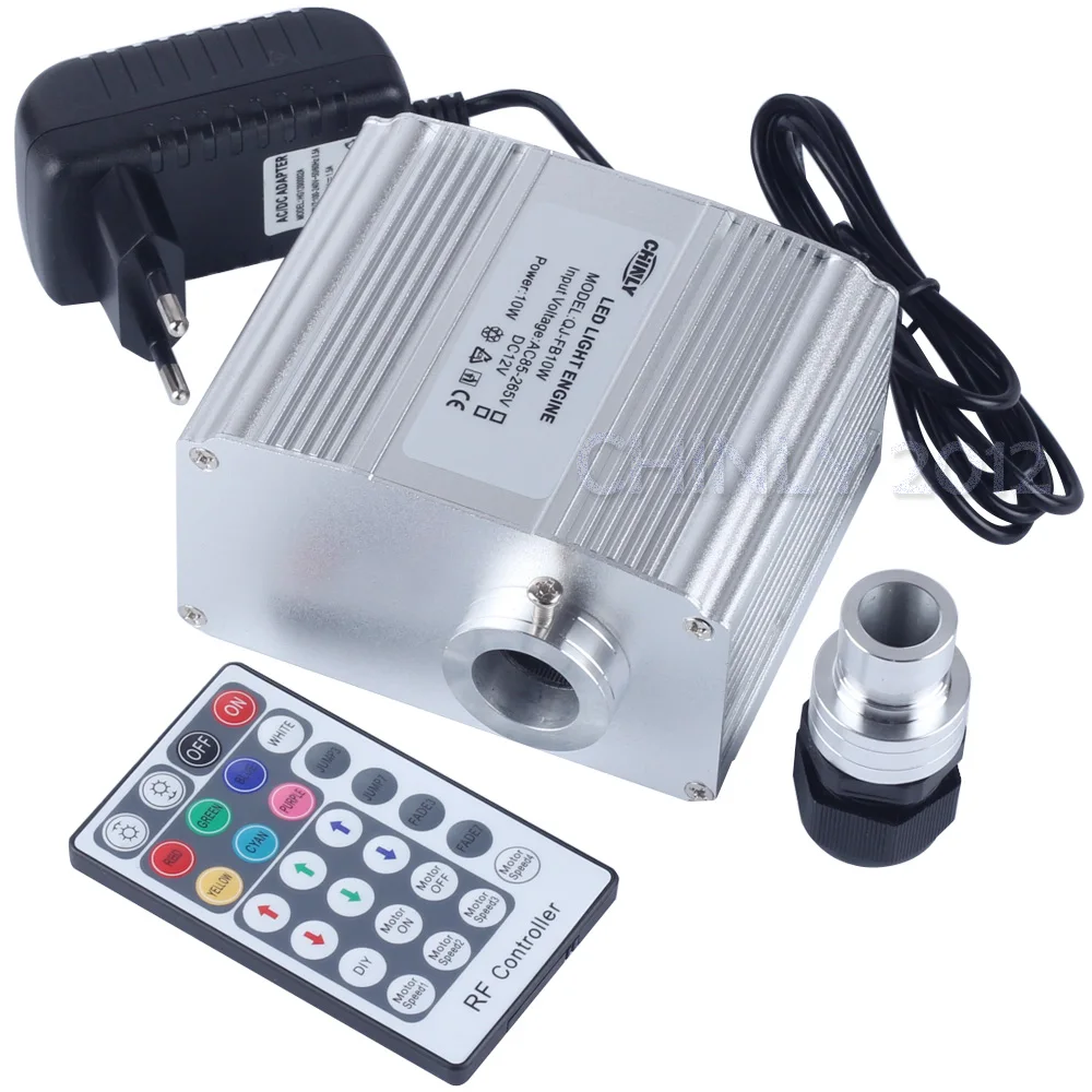 CREE chip 10W RGBW LED twinkle Fiber Optic Engine Driver with 28key RF