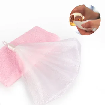 

Facial Body Bath Cleansing Foam Suds Bubbles Maker Net Mesh Bag Cleanser Soap Saver Face Washing Tools Bathroom Accessory
