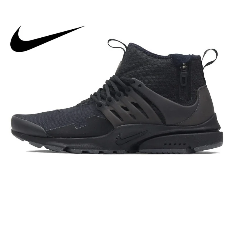 

Original NIKE AIR PRESTO MID UTILITY Men Running Shoes Sneakers High-cut Breathable Outdoor Sports Designer Athletics Official