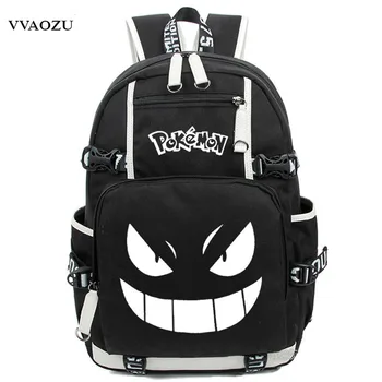 

Anime Luminous Printing Backpack Gengar Cosplay Backpacks School Bags for Teenager Girls Boys Mochila Feminina