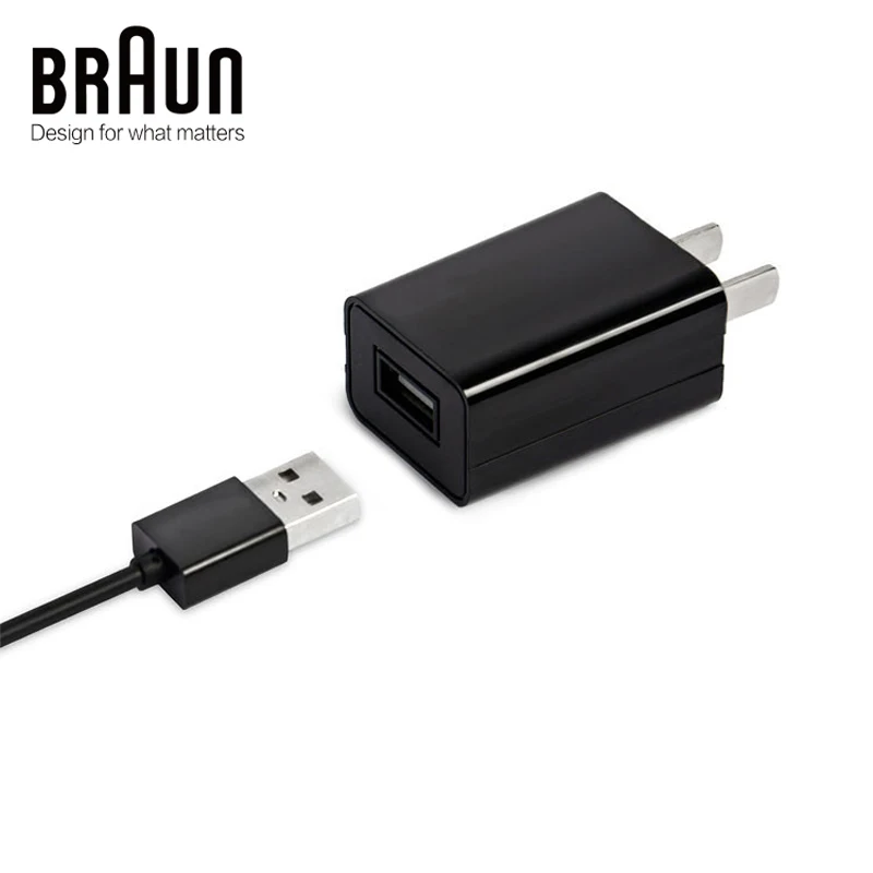 Зарядный usb разъем Braun подходит для всех электробритв Bruan (адаптер не входит в