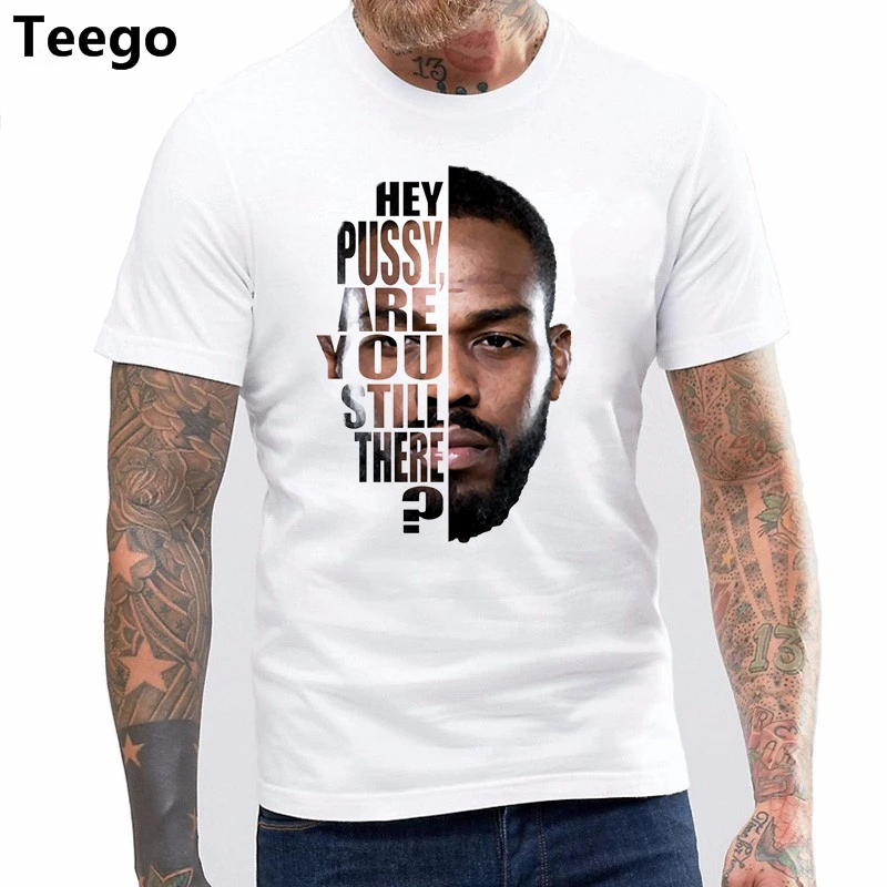

New Summer Fashion Jon jones quote T Shirts Men raglan Sleeve Cotton Casual t shirts Man Funs Clothing