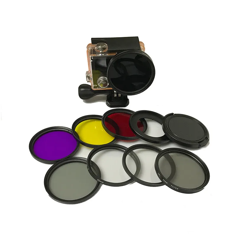

Accessories 10 in 1 Diving filter UV CPL Filter for Eken H9 H9R h9pro H9SE H9R SE H8PRO H8SE H8 H8R H3 H3R V8S Eken Accessories