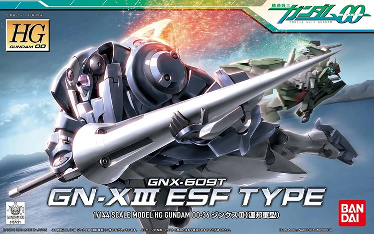 Bandai Gundam 57721 HG 00 1/144 Φ III мобильный костюм европейского типа сборные модели наборы