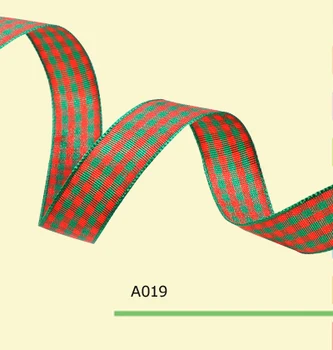 

1" Inch 25mm decorative plaid ribbons