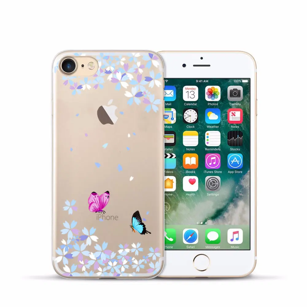 Transparent Silicone Case for Iphone 7 Soft TPU Cover for Iphone 4S 5C 5S SE for Iphone 6s 6 PLUS 7 8 plus X XS XR XS MAX Fundas (1)