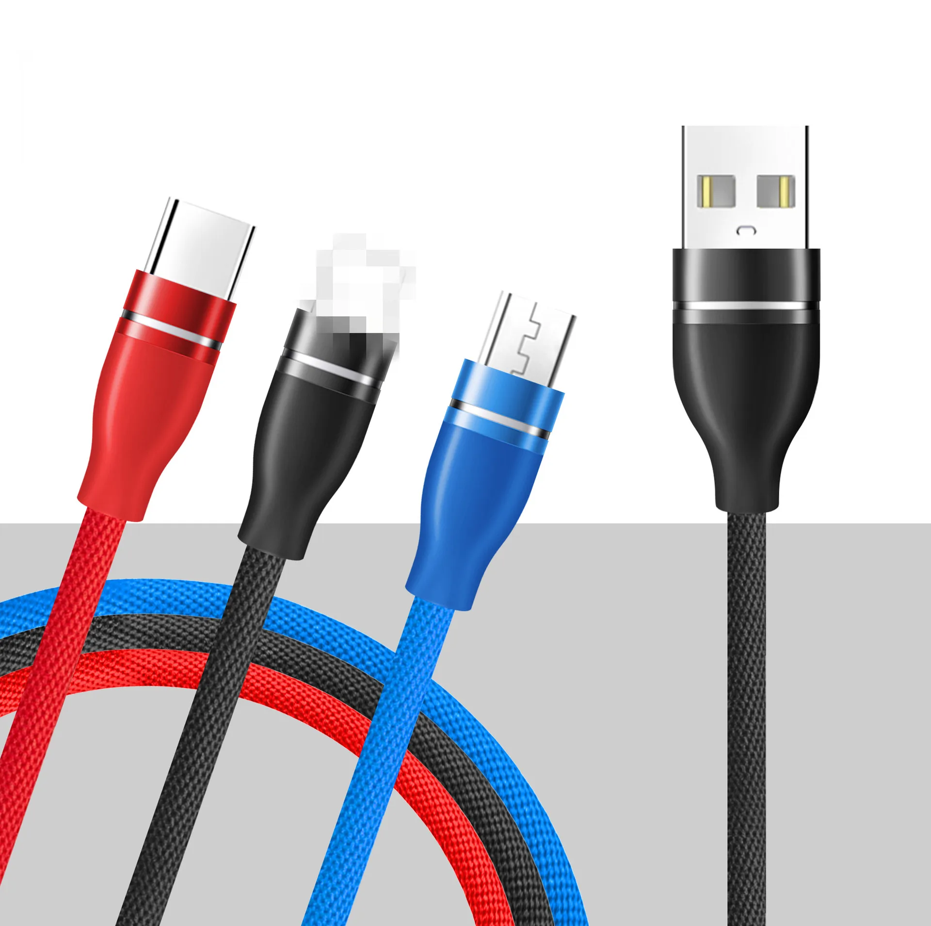 

3 in 1 USB Cable for Mobile Phone Micro USB Type C Charger Cable for iPhone Charging Cable Micro USB