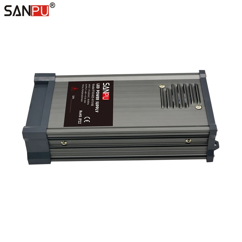 SANPU SMPS 48V импульсный источник питания 400W 8A постоянное напряжение 220V 230V AC-DC преобразователь трансформатора 48VDC светодиодный водонепроницаемый драйвер