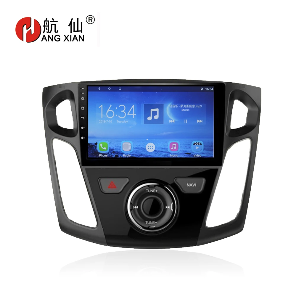 

Bway 9" Car radio for Ford Focus 2012-2017 Quadcore Android 7.0.1 car dvd player gps navi with 1 G RAM,16G ROM