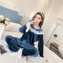 Зимние пижамы женские пижамы для девочек комплекты Femme пижама с длинными рукавами женский домашний костюм