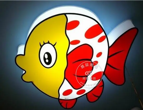

Dollarfish cartoon wall lamp child light cartoon child real decoration wall lamp bed-lighting eye-lantern lighting lamps