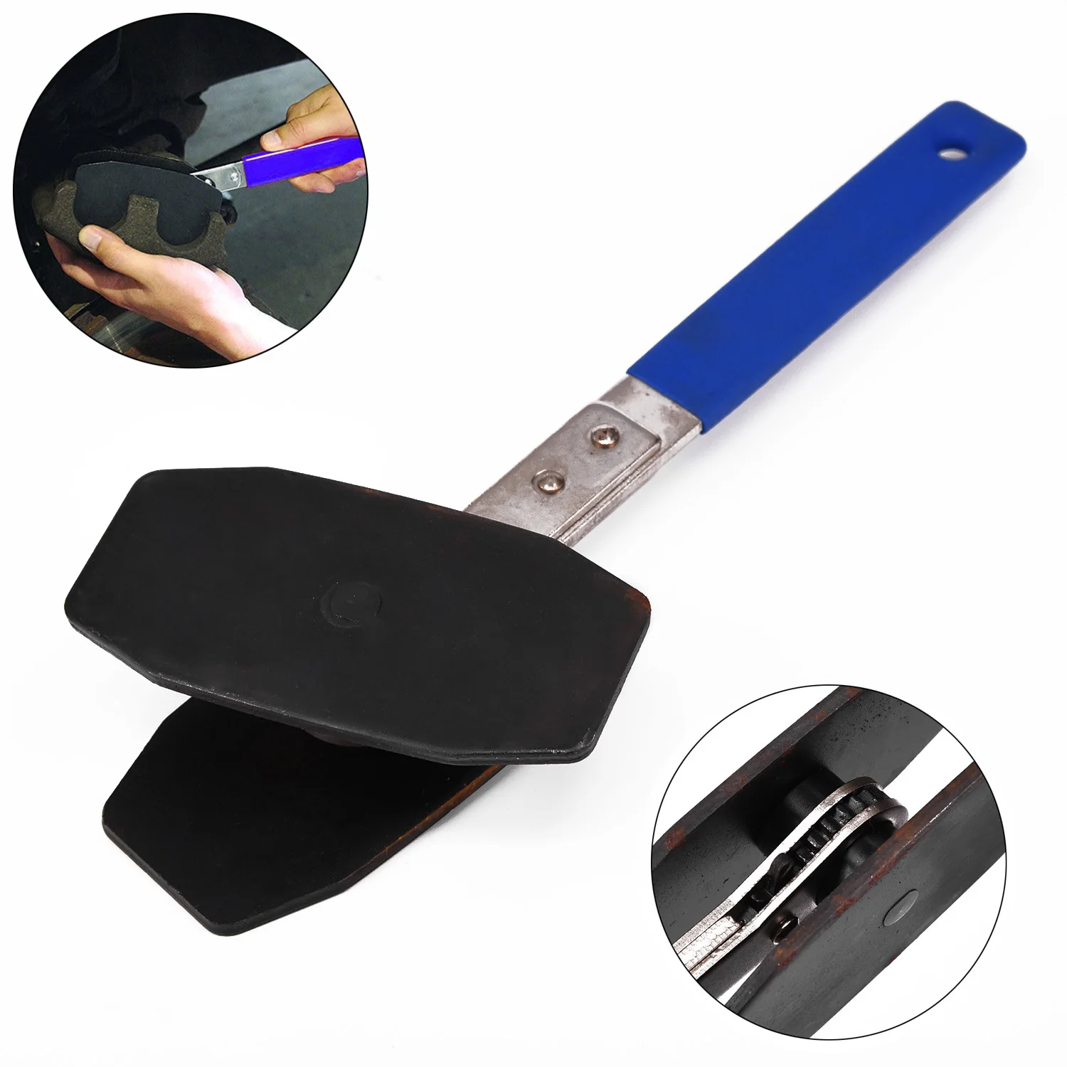 

1pc Car Ratchet Brake Piston Caliper Spreader Tool Stainless Steel Brake Caliper Press Single Twin Quad Pistons Install Tool