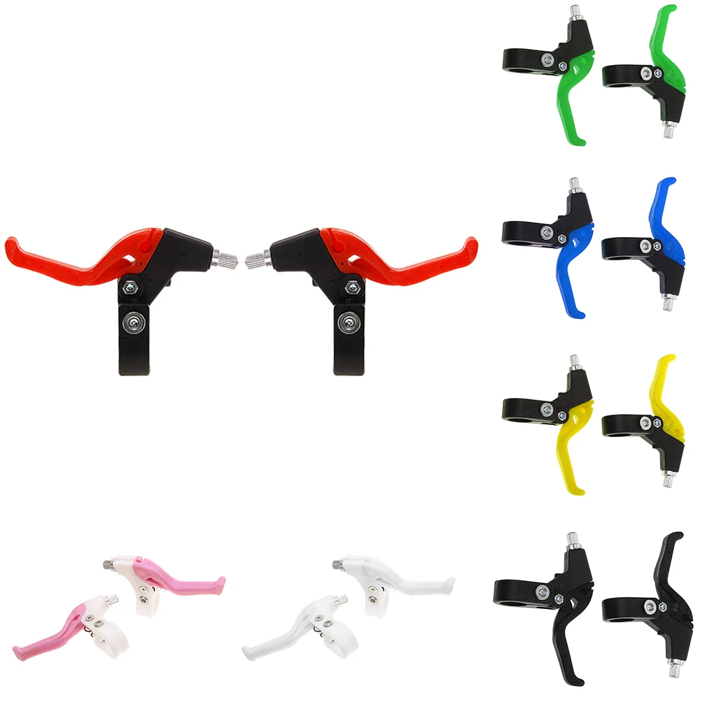  2 Pieces Universal Lightweight Bicycle Children Brake Handle Cycling Plastic Material Kids Bikes 140mm