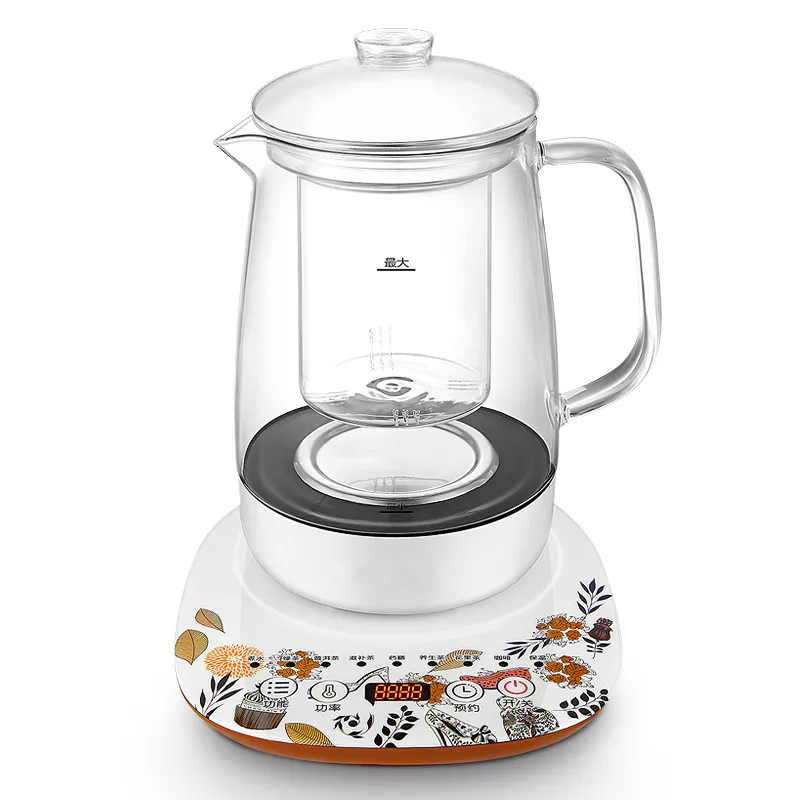 Electric kettle health raising pot fully automatic thickened glass multi function boiling tea 4