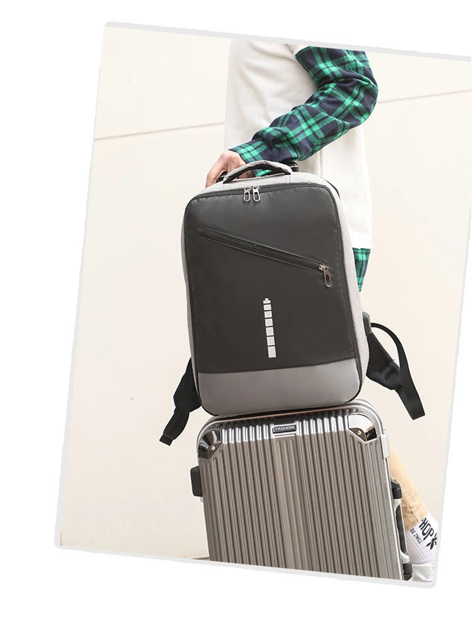 Travel Backpack Large Capacity Backpacks Men Laptop 17 Inch Backpacking 15.6 Notebook Male Bagpack Women Female School Back Pack (30)