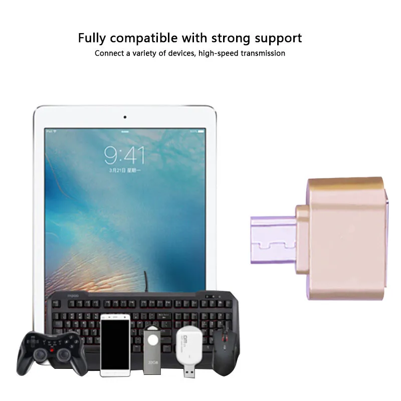 Micro USB OTG 2 0 конвертер для обнимания камера адаптер телефона Android Samsung считыватель