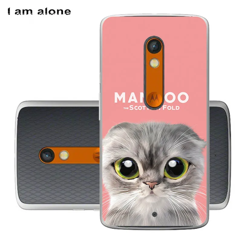 Чехлы для телефонов I am alone для Motorola Moto X Play, 5,5 дюймов, жесткий пластиковый мобильный Модный чехол с рисунком для Moto X Play - Цвет: PC HH54