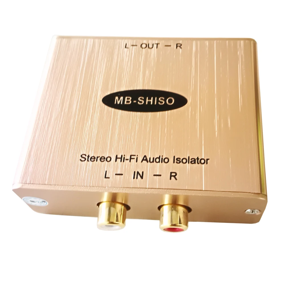Hi Fi аудио изолятор усилитель RCA звуковой фильтр|hi-fi audio|ground noise isolatorground isolator |