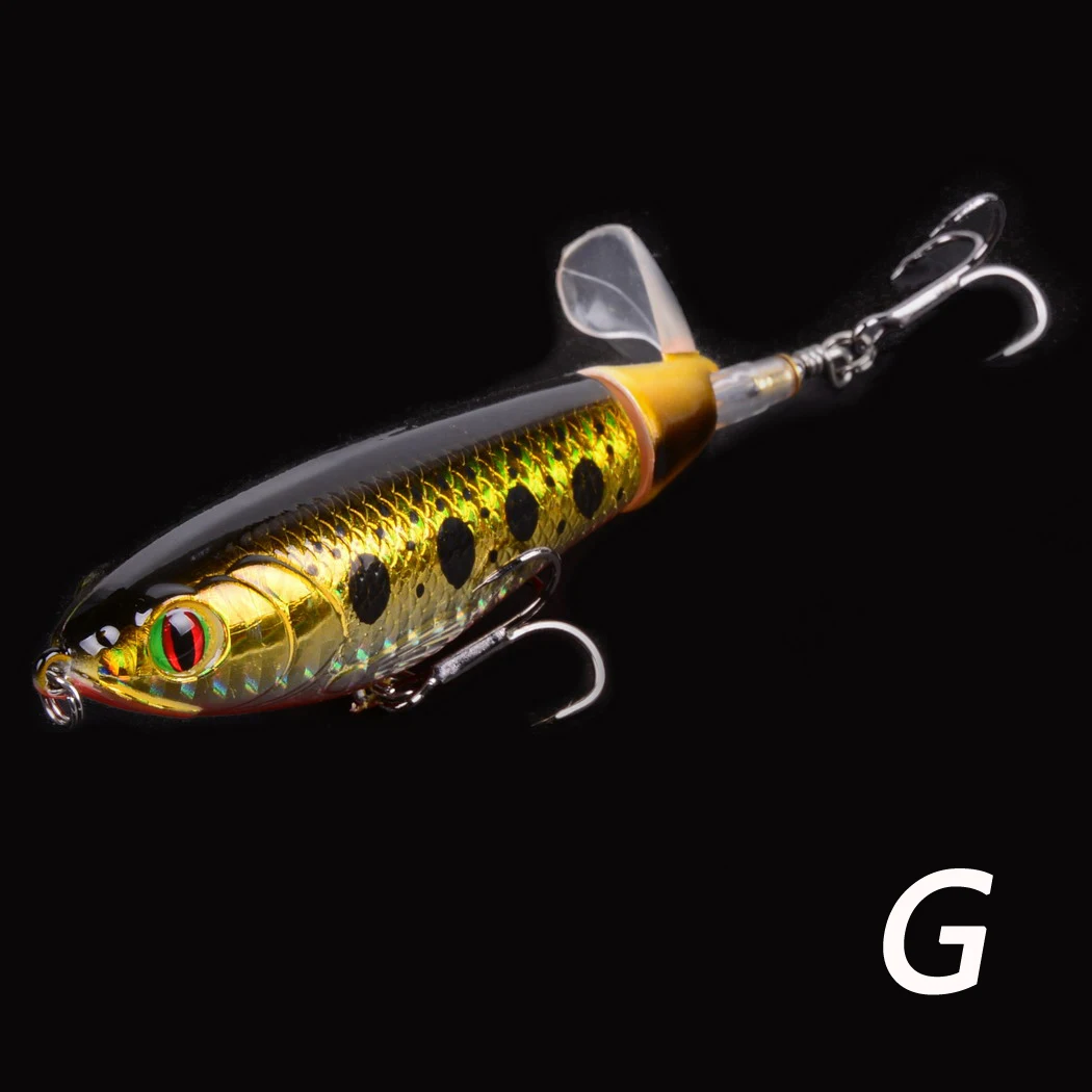 1 шт. Whopper Plopper 105 мм 17,2 г Искусственная верхняя водная рыболовная приманка вращающийся хвост воблеры профессиональные Поппер рыболовные снасти