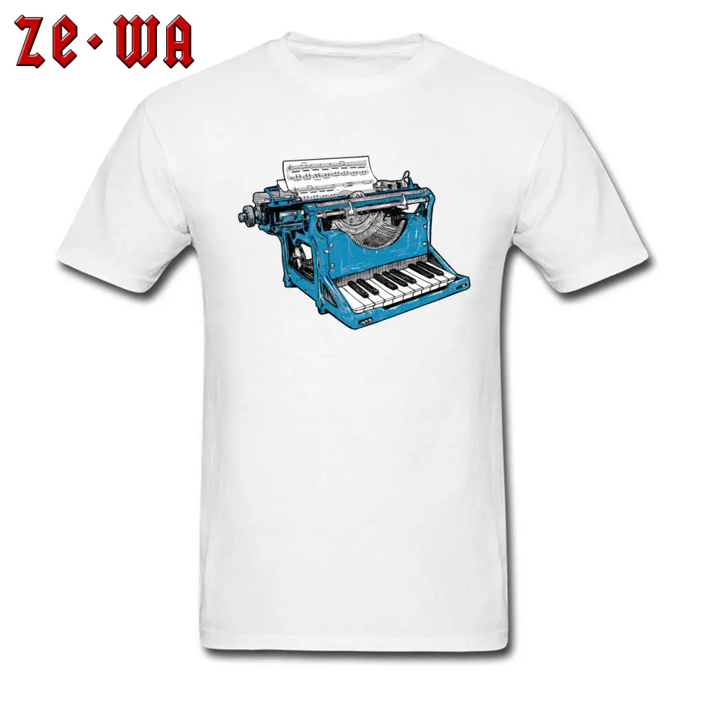 The Composition O. 822 Normal T-shirts for Men 100% Cotton Lovers Day Tops & Tees T-shirts Short Sleeve 2018 New Round Collar The Composition O. 822 white