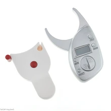 Цифровой штангенциркуль для измерения жира в теле+ измерительный прибор для измерения талии, рулетка для бедер, измерительный анализатор, Наборы инструментов LS'D