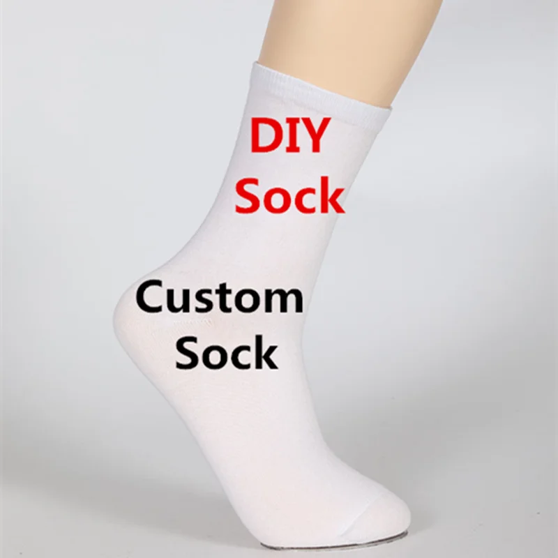Высокое качество модные пользовательские 3D печать DIY пользовательский дизайн мужские/женские носки унисекс дизайнерские носки Прямая торговля