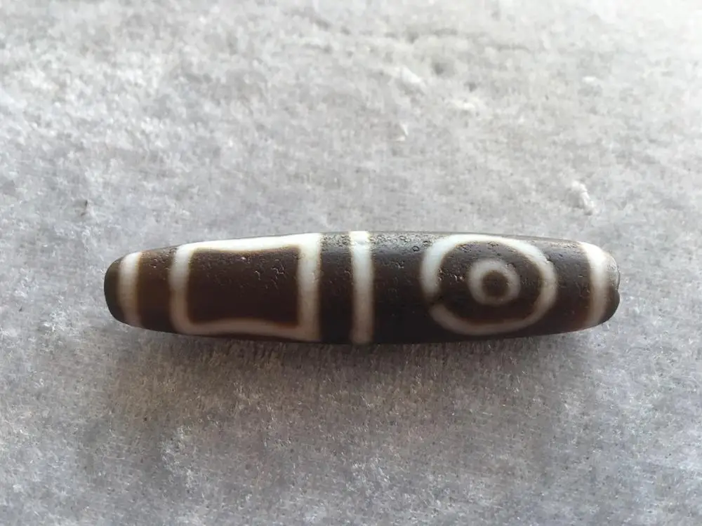 

free shipping Tibet Dzi Bead Heaven and Earth Symbol