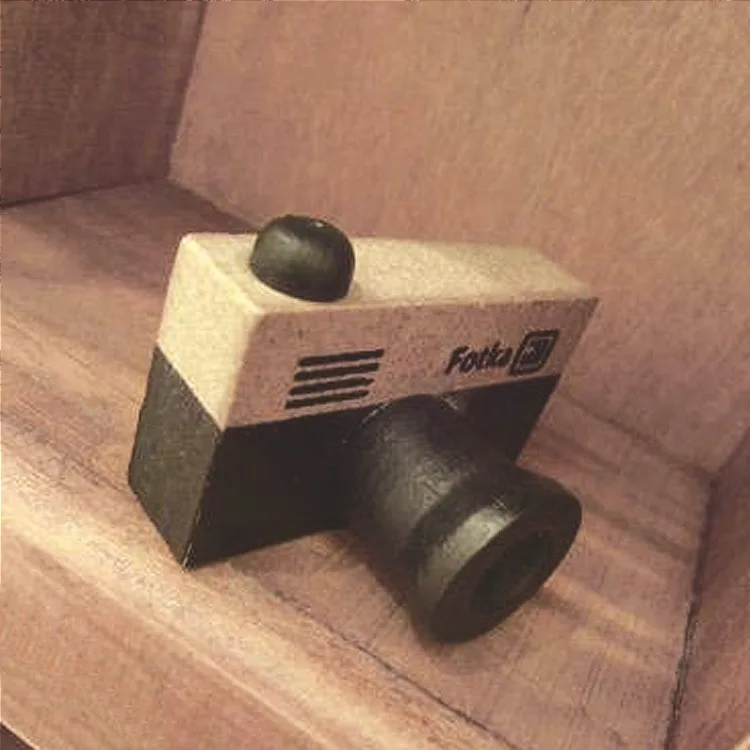 Горячая новейший два варианта DIY фотоальбома с узорами печать творческой Bentoy Ретро маленькая камера