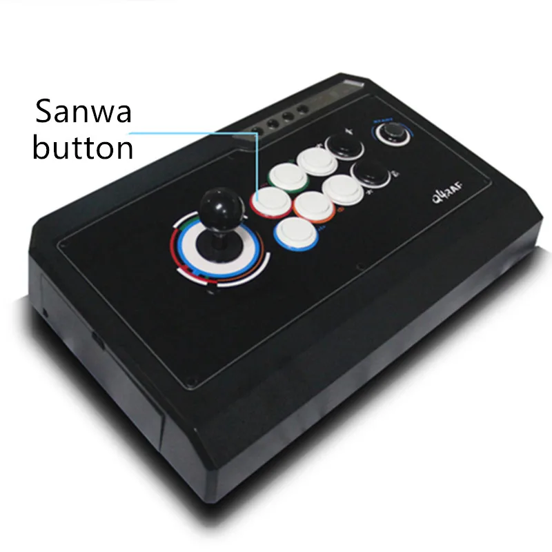  New Triple function game joystick arcade fighting without delay USB computer Fluorescence Arcade Wr