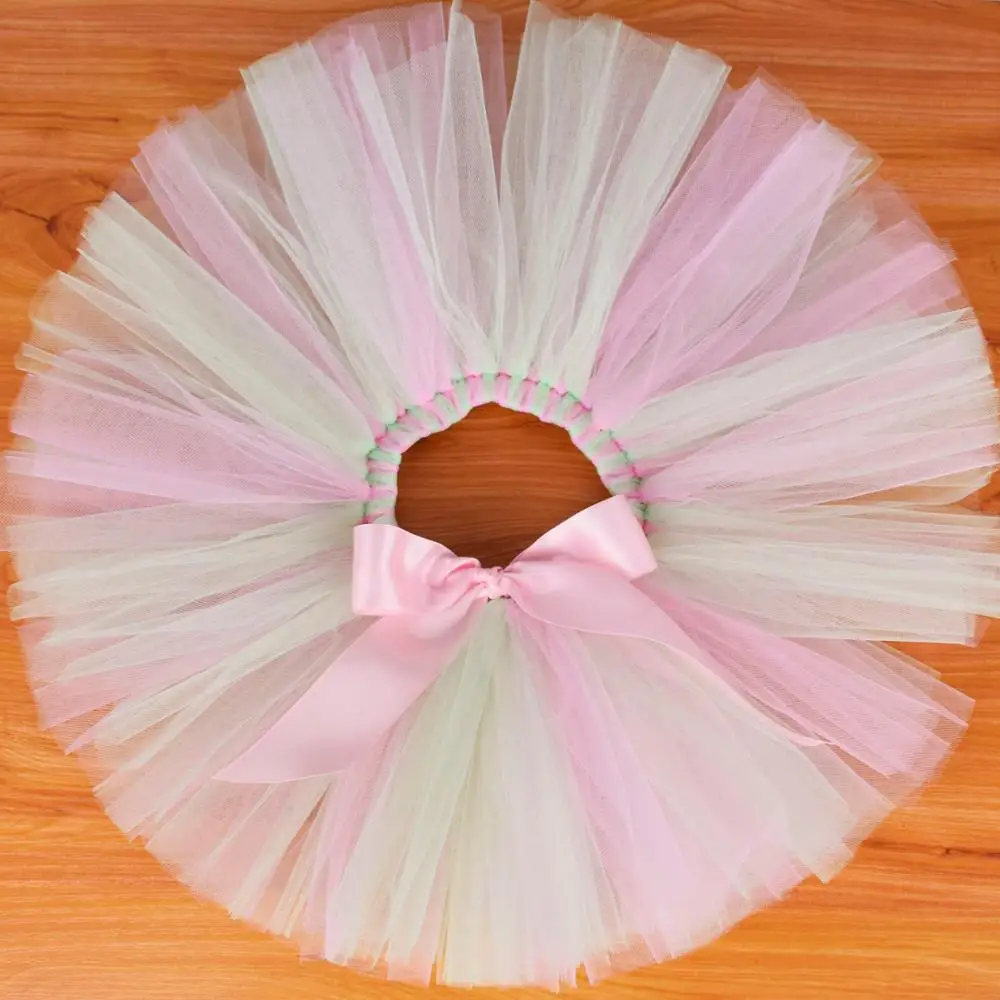 

Mint/Pink Fluffy Tutu Skirt for Girls Baby First Birthday Party Costume Summer Girl Skirts Newborn Photography 0-12Y