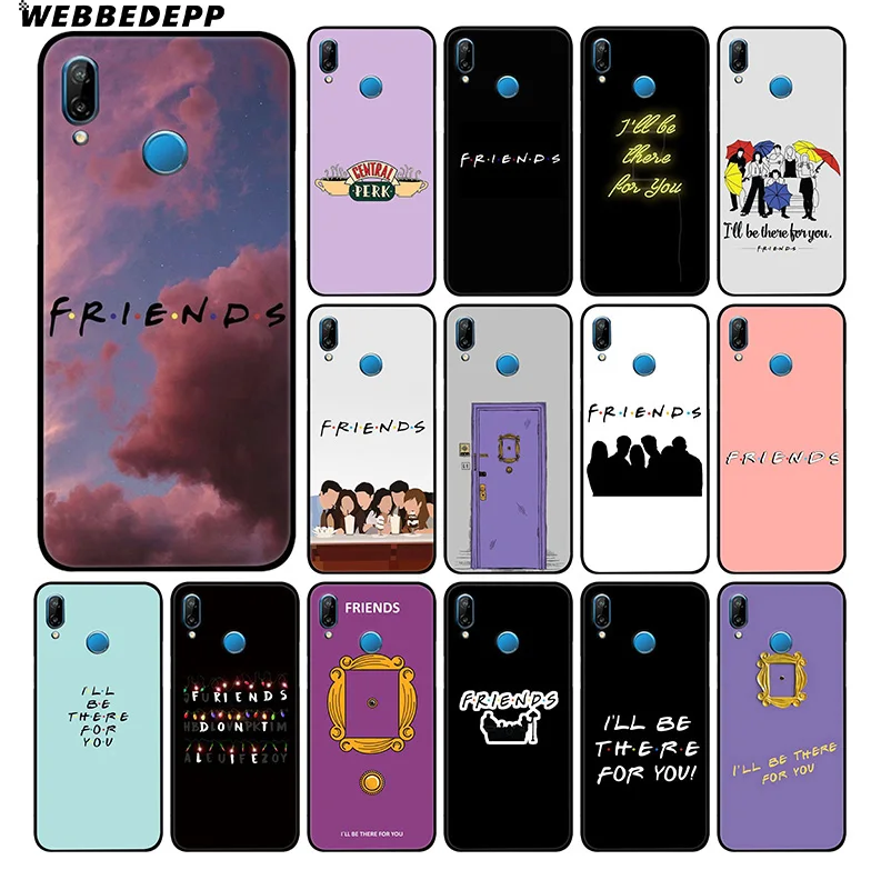 WEBBEDEPP Friends TV Show 10 мягкий чехол для Huawei P30 P20 Pro P10 P9 Lite 2017 P Smart 2019 &amp Nova 3 3i Y9 |