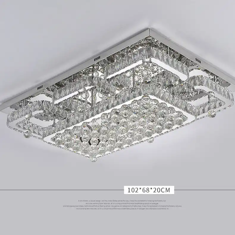 Flush Mount Ceiling Light Ceiling Lamp Modern Lighting Chrome Light Dimmable Led Luxury K9 Crystal Led Ceiling Lamp For Bedroom Ceiling Lights Aliexpress