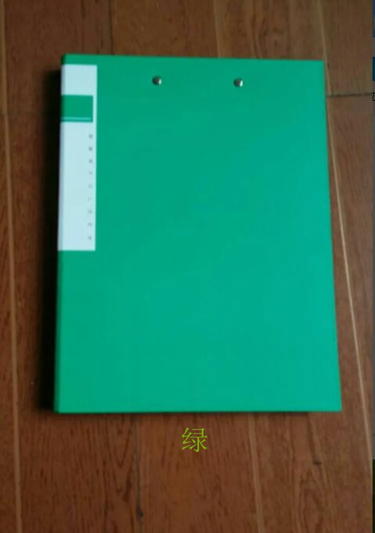 Офисные и Школьные принадлежности хорошее качество зажим файлы A4 утепленные два зажима Бумага наполнение вещами де файлов - Цвет: green