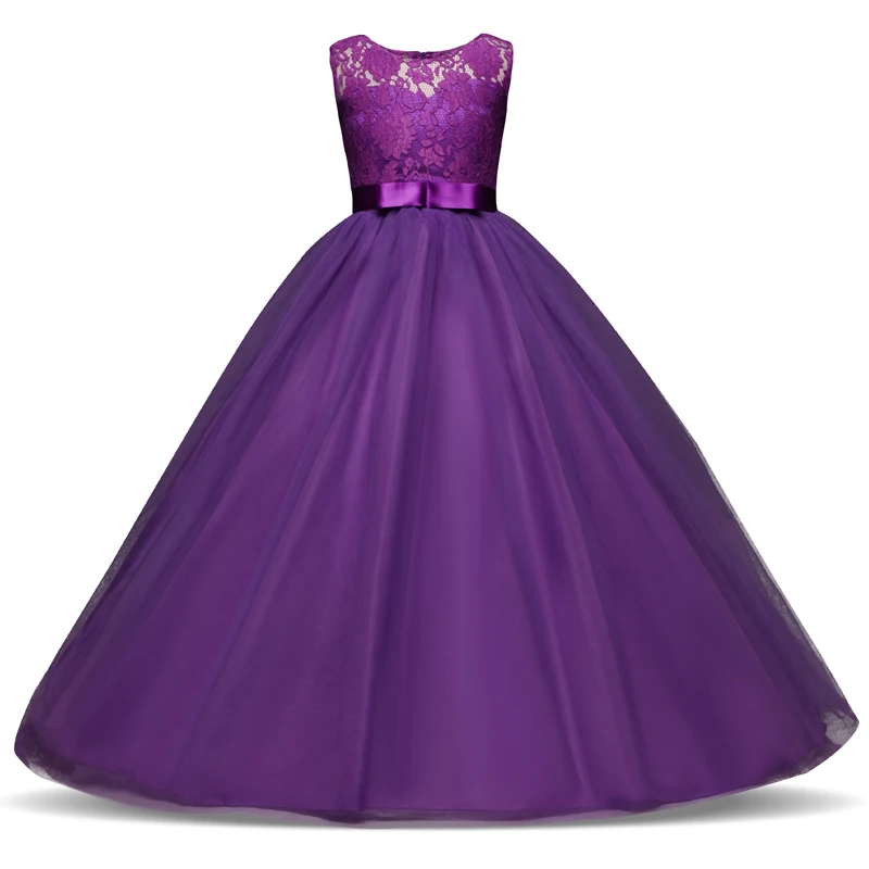 

Little Girl Dress Kids Dresses for Girls Wedding And Party Gown Tulle Tutu Dress Children Clothing Girl Clothes 8 10 12 14 Year