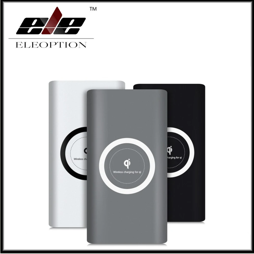 Eleoption Wireless Charger Portable 1000mAh Power Bank for