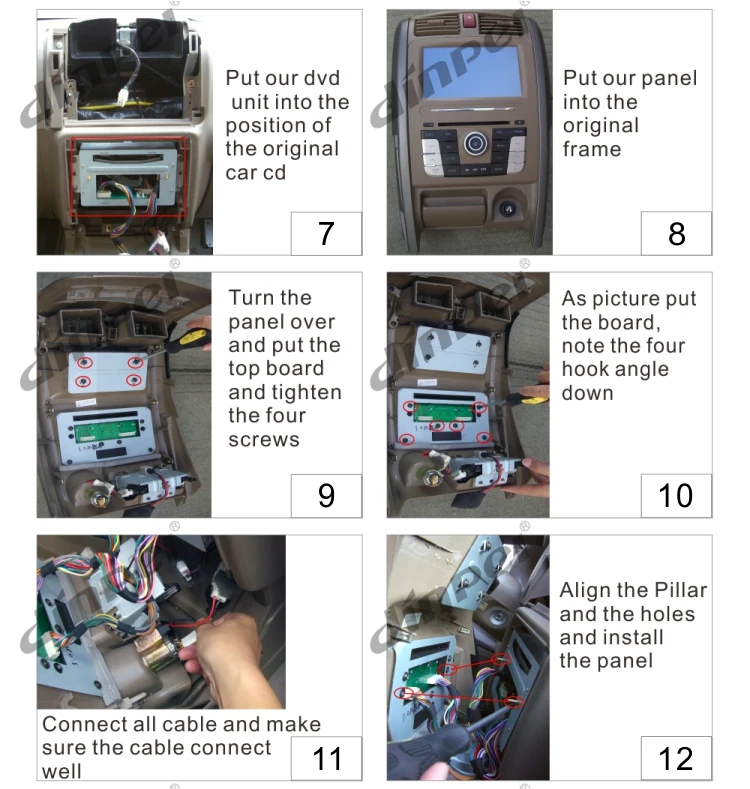 Sale Dinpei Android car dvd for Haval Hover  Great Wall H3 H2 2003-2009 car radio gps navigation car multimedia dvd player 8" screen 10