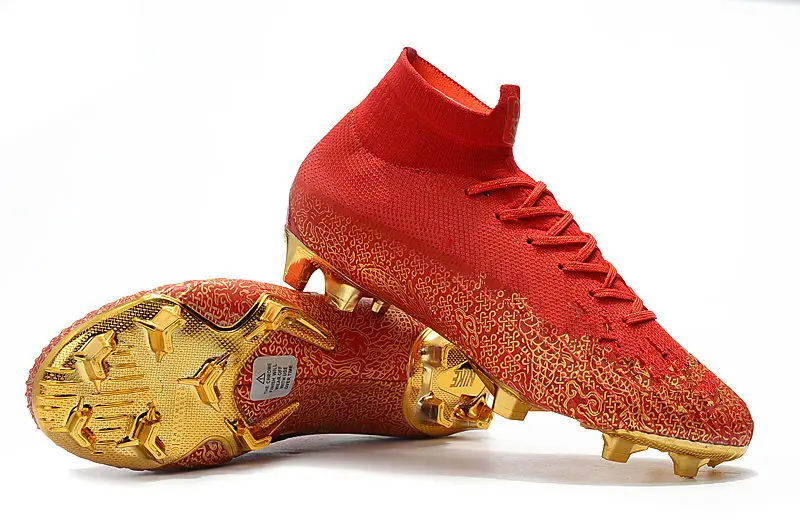 Best Seller ZUSA Superfly VI Elite 360 FG Football Boots Mens Outdoor High Ankle Flyknit Soccer Shoes Cleats