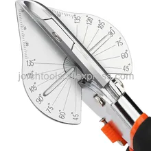 Угол сдвига, 45 градусов до 120 градусов торцовочный резак ручные ножницы многофункциональная ПВХ PE пластиковые трубы ножницы