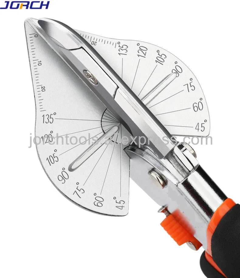 

Angle Shear,45 Degree To 120 Degree Miter Cutter Hand Shear Multifunctional PVC PE Plastic Pipe Scissors