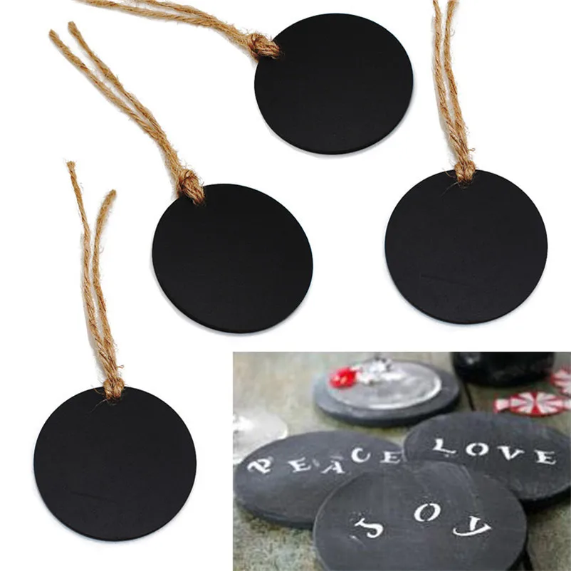 10pcs Small Blackboard Pendant Christmas Decorations Children's Home decor Ornaments Party Christmas Decorations for Home O15 (14)