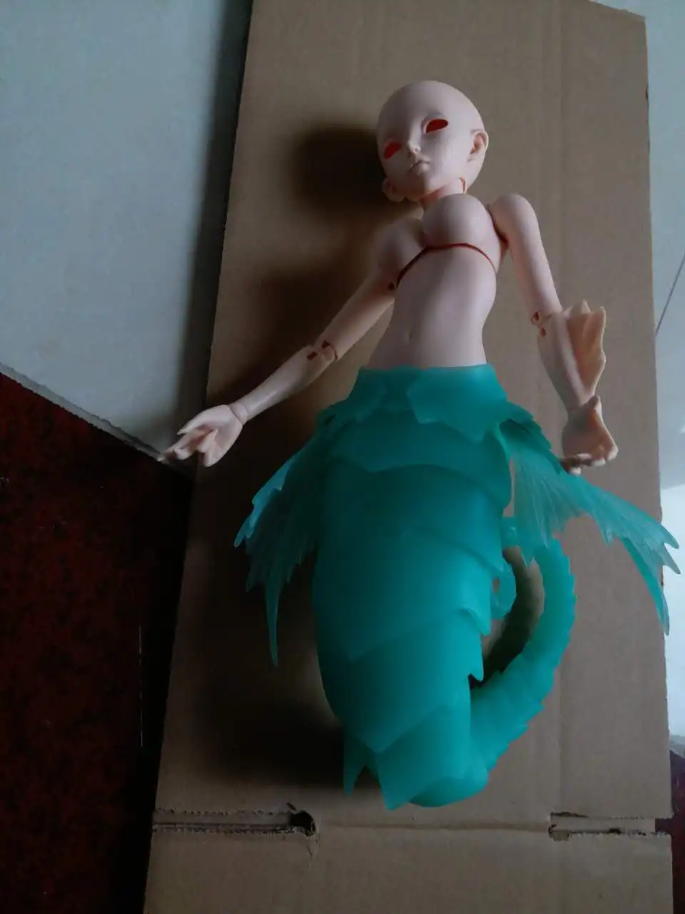 1/4 bjd кукла lingxiyiwa Русалка bjd девушка(морской конек) сия с глазами