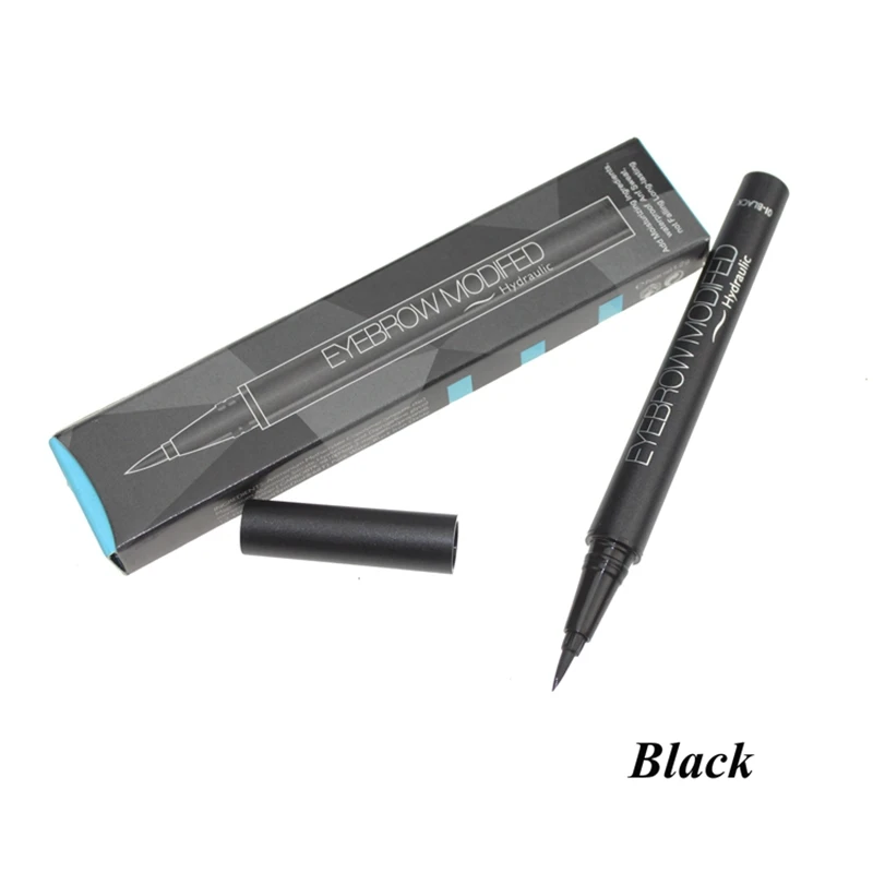 Горячая Распродажа, микроблейдинг, карандаш для бровей, водостойкий макияж глаз, черный цвет, простая в использовании ручка для бровей, глубокий цветной карандаш для бровей