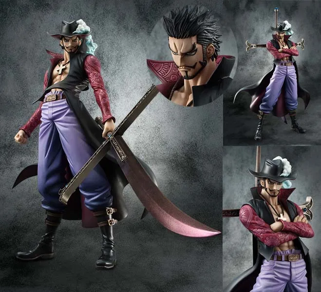 Figurine Oeil De Faucon One Piece Figurine japonaise en forme d'anime POP une pièce en forme d'oeil de