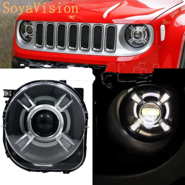 2015 2017 For Jeep Renegade HID LED Headlight with DRL and ...