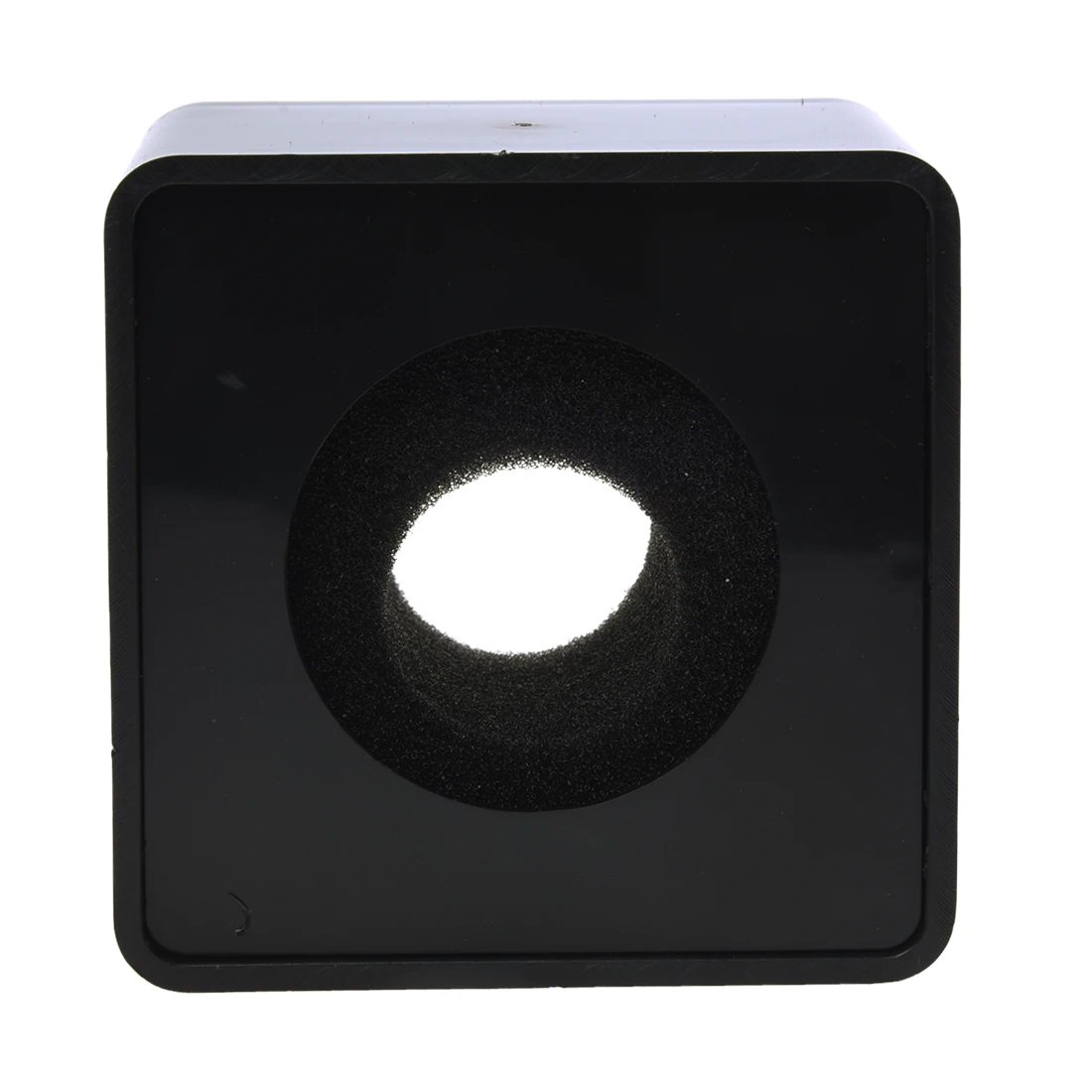 

SALES 5x1pc Black ABS Mic mini phone Interview Square Cube Logo Flag Station