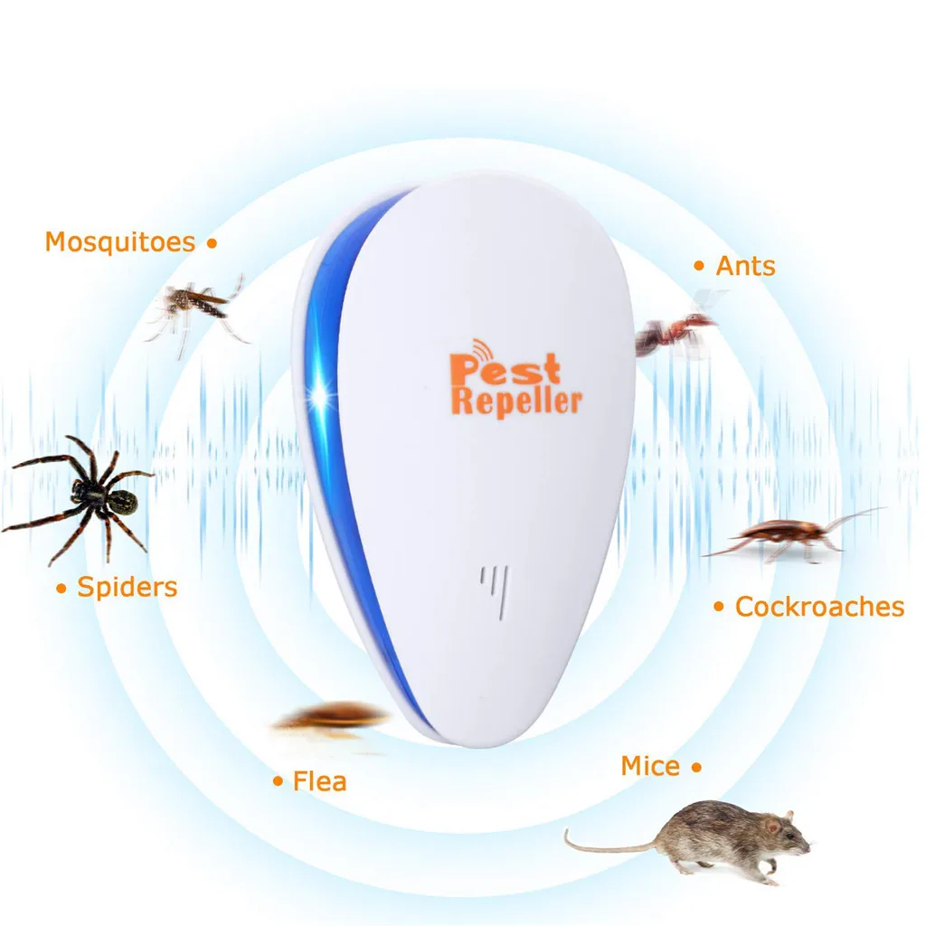 

6Pc Frequency Conversion Ultrasonic Multifunction Insect Repellent Pest Repeller Mosquito Killer Pest Control Household Pest