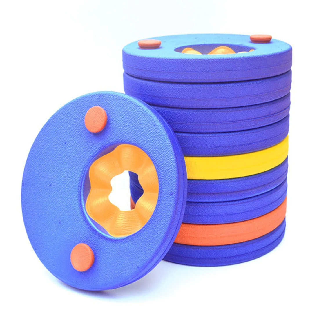 

1PC EVA Foam Swim Discs Arm Bands Floating Sleeves Inflatable Pool Float Board Baby Swimming Exercises Circles Rings Pool Toys