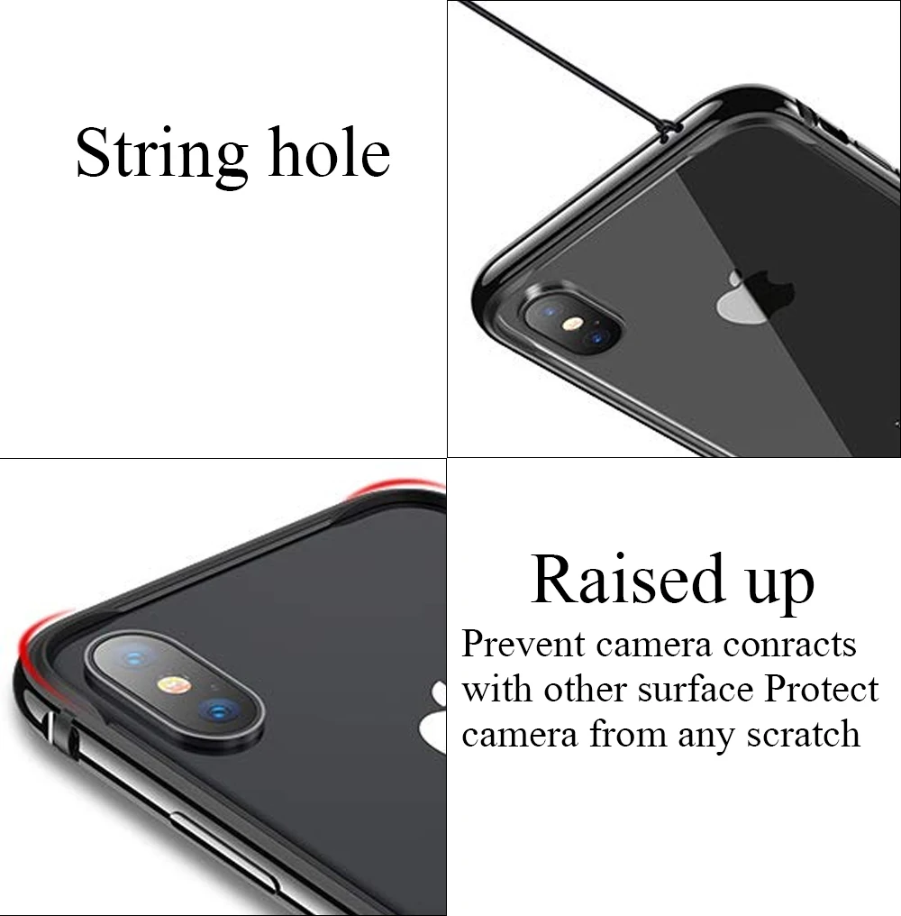 Portefeuille For iPhone XS Max Bumper Case Luxury Glitter Silicone Metal Aluminum Frame Case For iPhone XR X S XSMax Accessories (3)